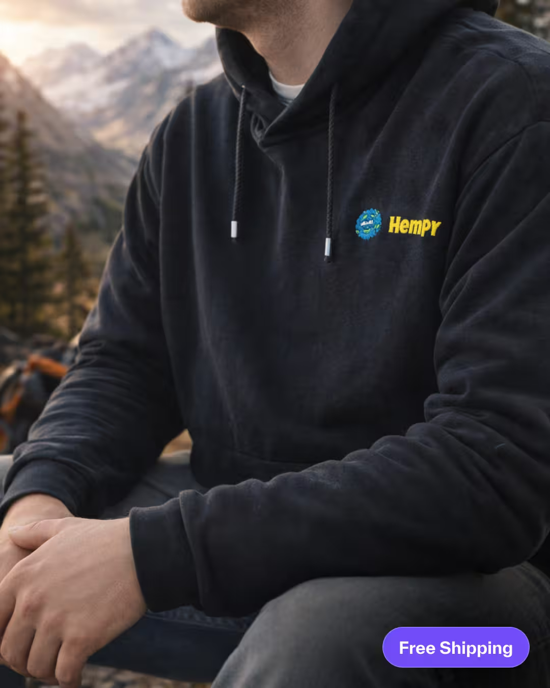 Biotech-Softened Hemp Hoodie