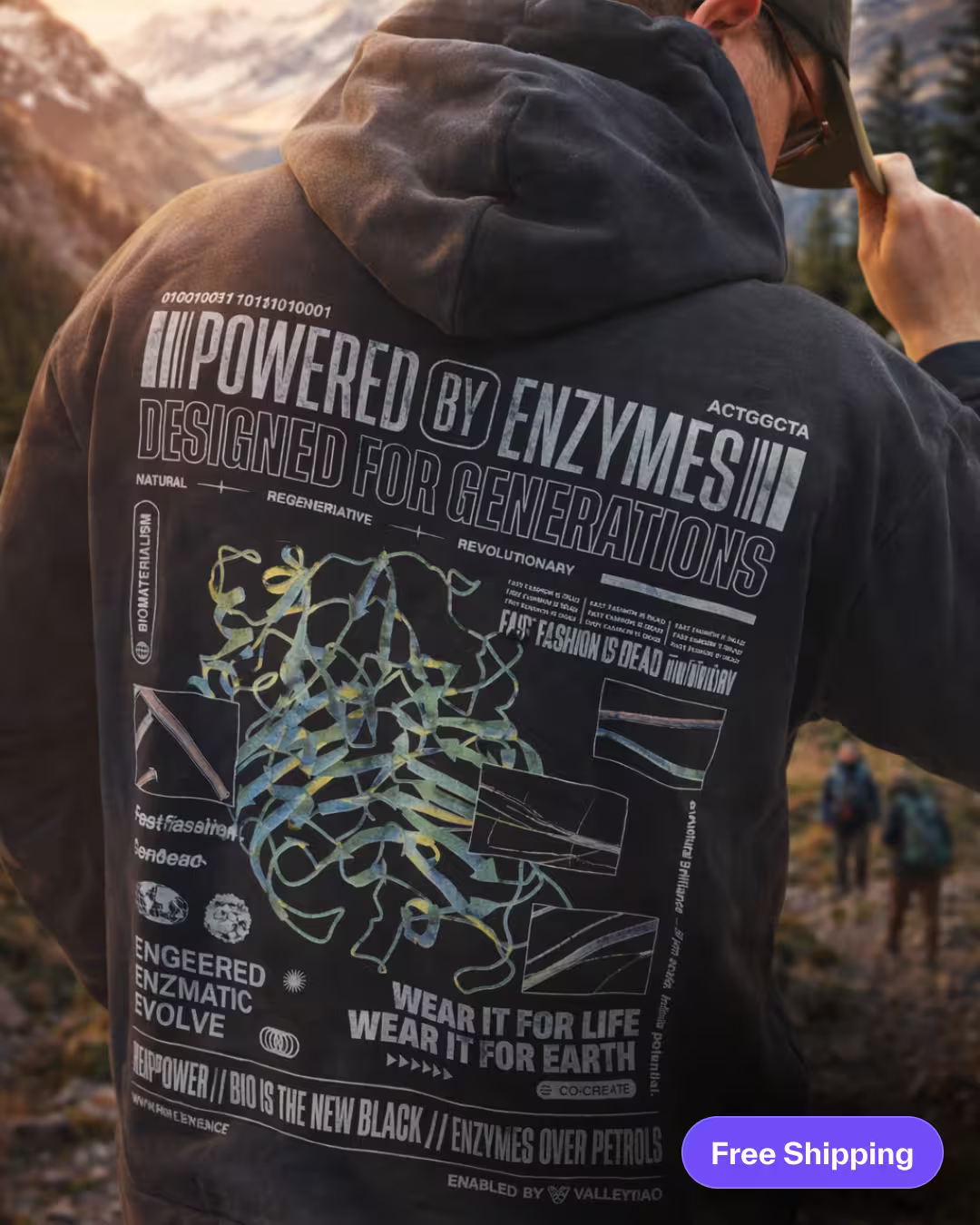 Biotech-Softened Hemp Hoodie